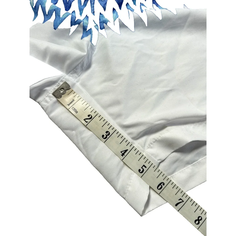 Chubbies Pineapple Swim Trunks XXL White Tropical Elastic Waist Lined Shorts